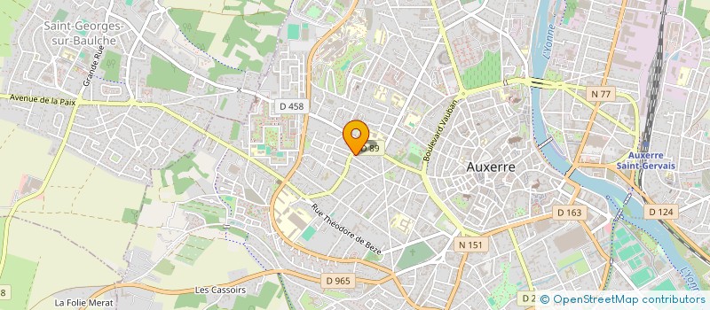 localisation de l'entreprise MADAME ANNE LAMUDE à AUXERRE