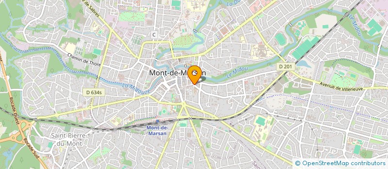 localisation de l'entreprise MADAME ANNE LANAU  MONT-DE-MARSAN