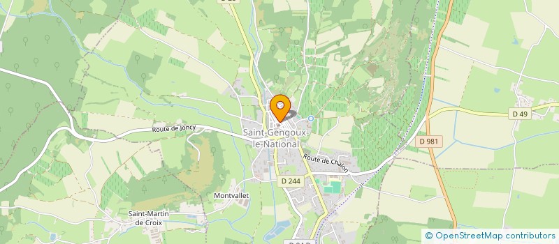 localisation de l'entreprise MADAME ANNE LANCI à SAINT-GENGOUX-LE-NATIONAL