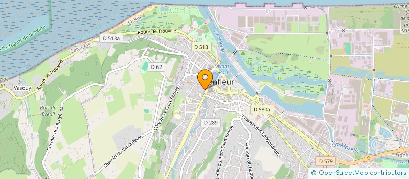 localisation de l'entreprise MADAME ANNE LANDIER  HONFLEUR