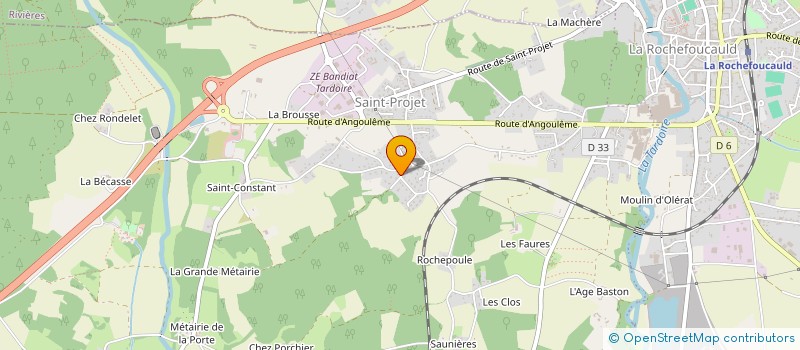 localisation de l'entreprise MADAME ANNE LANDOIS à LA ROCHEFOUCAULD-EN-ANGOUMOIS