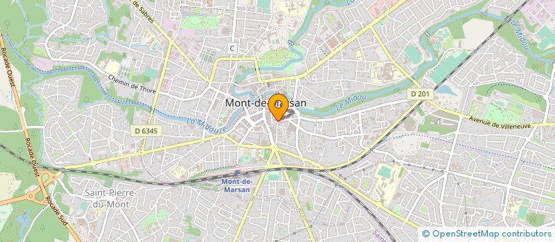 localisation de l'entreprise MADAME ANNE LANDRIEUX  MONT-DE-MARSAN