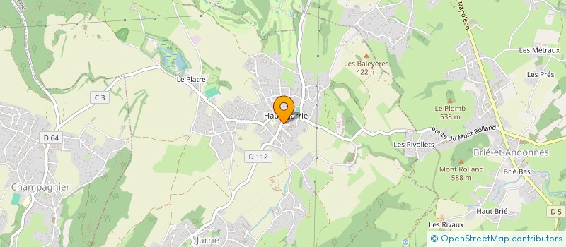 localisation de l'entreprise MADAME ANNE LANG  JARRIE