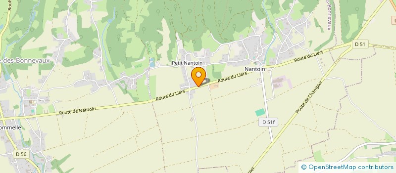 localisation de l'entreprise MADAME ANNE LANG  PORTE-DES-BONNEVAUX