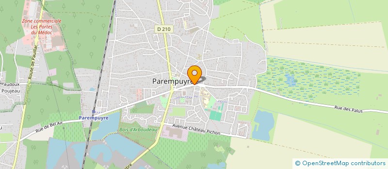 localisation de l'entreprise MADAME ANNE LANUSSE-CAZALE  PAREMPUYRE