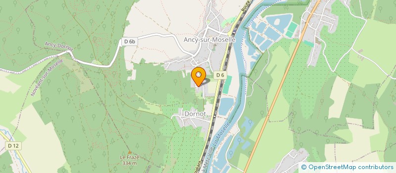 localisation de l'entreprise MADAME ANNE LAPORTE  ANCY-DORNOT