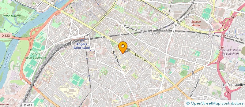 localisation de l'entreprise MADAME ANNE LARCHE à ANGERS