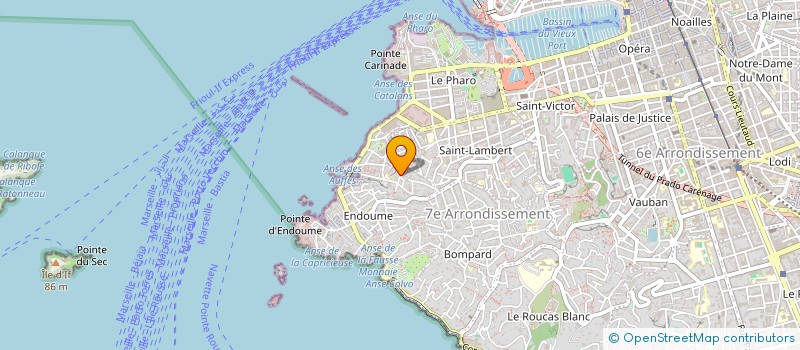 localisation de l'entreprise MADAME ANNE LARCHERON à MARSEILLE