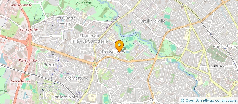 localisation de l'entreprise MADAME ANNE LARVOR  NANTES