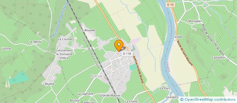 localisation de l'entreprise MADAME ANNE LATESTERE  BARSAC