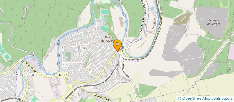 localisation de l'entreprise MADAME ANNE LATOUR  JUF