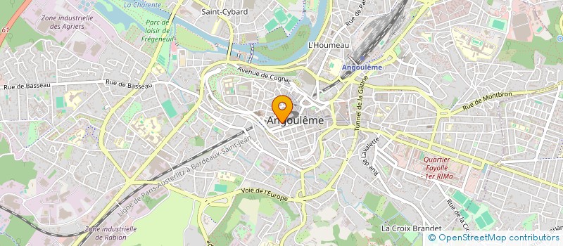 localisation de l'entreprise MADAME ANNE LAUBENHEIMER à ANGOULEME