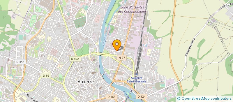 localisation de l'entreprise MADAME ANNE LAUDIN à AUXERRE