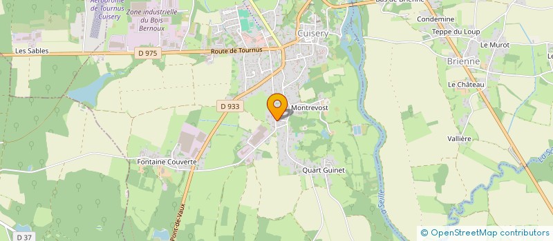 localisation de l'entreprise MADAME ANNE-LAURA PACOUD  CUISERY