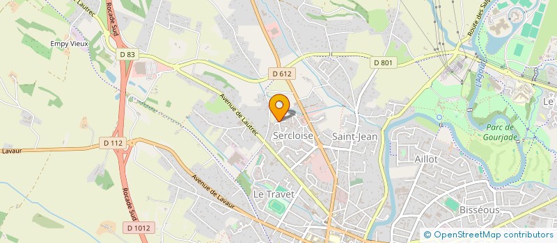 localisation de l'entreprise MADAME ANNE-LAURE ALCAIDE  CASTRES