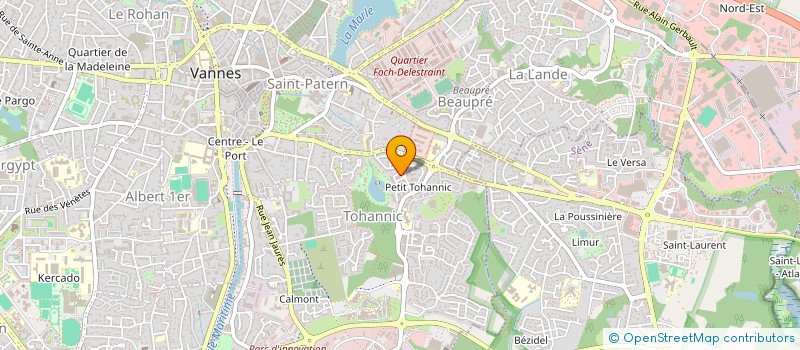 localisation de l'entreprise MADAME ANNE-LAURE ARHUIS à VANNES