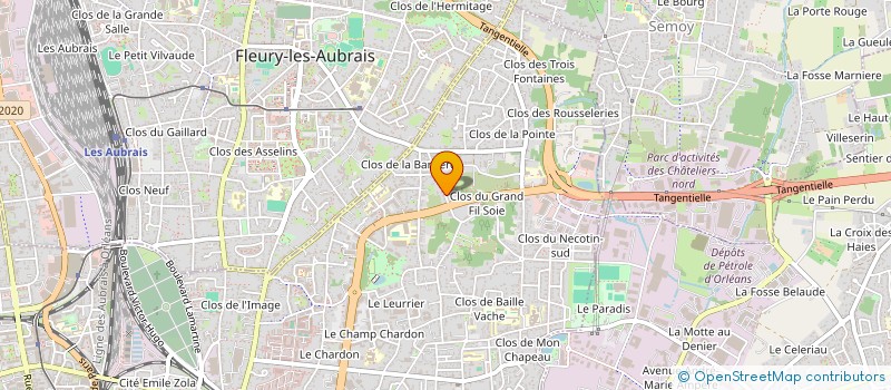 localisation de l'entreprise MADAME ANNE-LAURE BARBET à ORLEANS