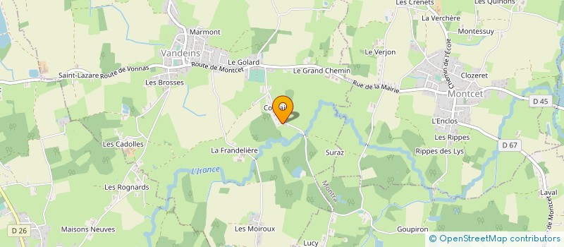 localisation de l'entreprise MADAME ANNE-LAURE BATTESTI  VANDEINS