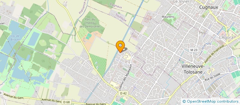 localisation de l'entreprise MADAME ANNE-LAURE BENOIT  FROUZINS