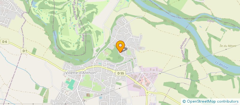 localisation de l'entreprise MADAME ANNE LAURE BERAUD  VILLETTE-D'ANTHON
