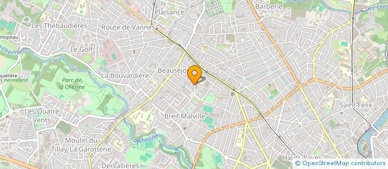 localisation de l'entreprise MADAME ANNE LAURE BERTINEAU à NANTES
