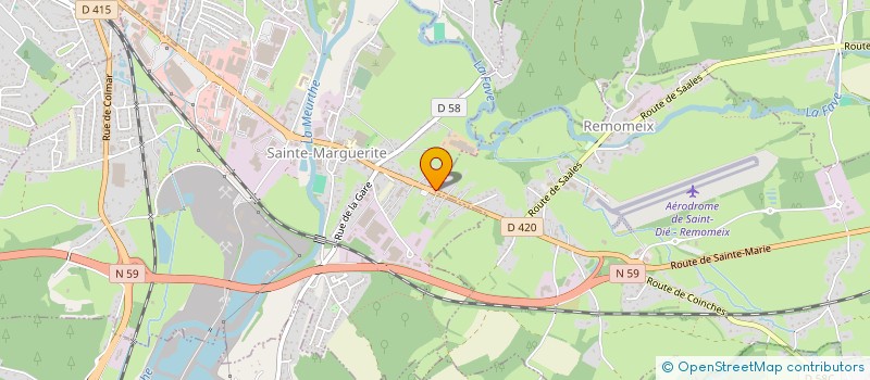 localisation de l'entreprise MADAME ANNE-LAURE BERTOLINI  SAINTE-MARGUERITE