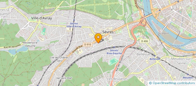 localisation de l'entreprise MADAME ANNE-LAURE BERTOYE à SEVRES