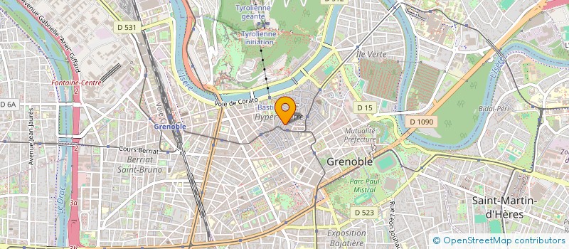 localisation de l'entreprise MADAME ANNE-LAURE BERTRAND à GRENOBLE