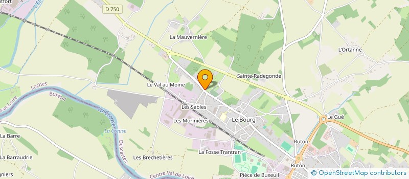 localisation de l'entreprise MADAME ANNE-LAURE BESNAULT  DESCARTES