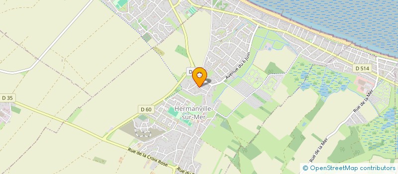 localisation de l'entreprise MADAME ANNE-LAURE BINET  HERMANVILLE-SUR-MER