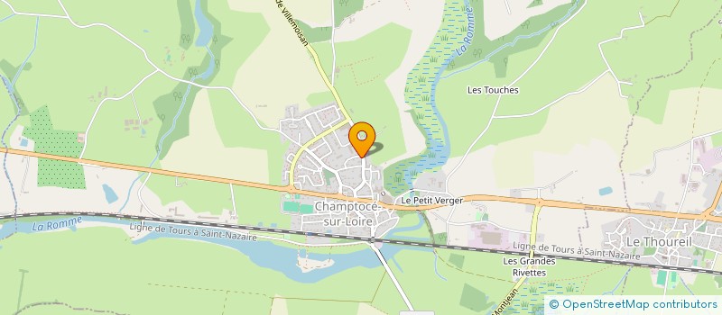 localisation de l'entreprise MADAME ANNE-LAURE BLANCHE  CHAMPTOCE-SUR-LOIRE