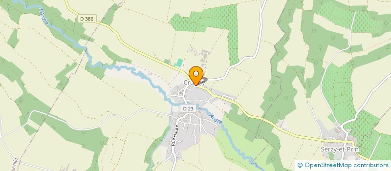 localisation de l'entreprise MADAME ANNE-LAURE BOIVIN  CRUGNY