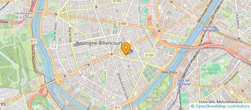 localisation de l'entreprise MADAME ANNE-LAURE BORDERES à BOULOGNE-BILLANCOURT