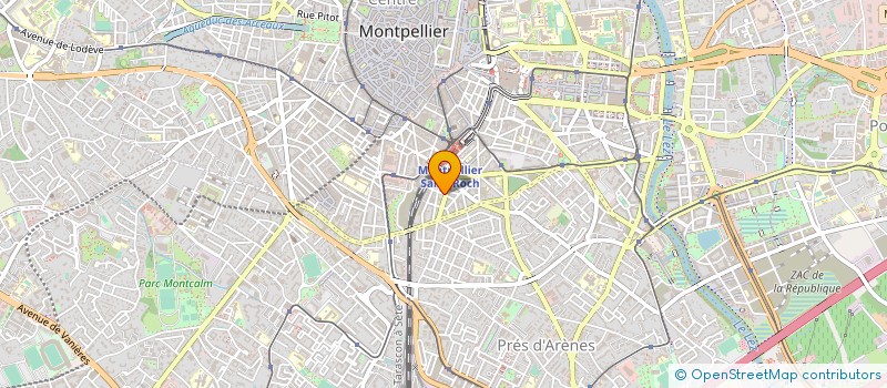localisation de l'entreprise MADAME ANNE-LAURE BOULENC à MONTPELLIER