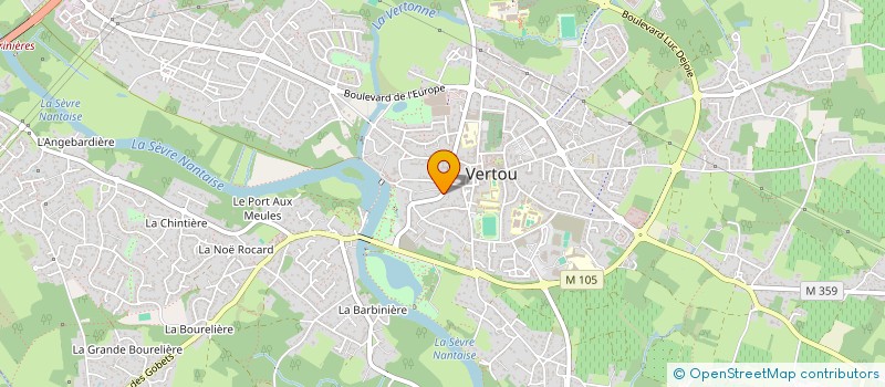 localisation de l'entreprise MADAME ANNE-LAURE BRENON  VERTOU