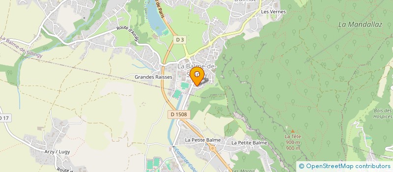 localisation de l'entreprise MADAME ANNE LAURE BRISON à EPAGNY METZ-TESSY