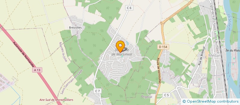 localisation de l'entreprise MADAME ANNE- LAURE BRUNEL à VERNOUILLET