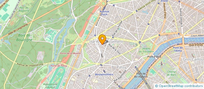 localisation de l'entreprise MADAME ANNE-LAURE BUCCHINI  PARIS