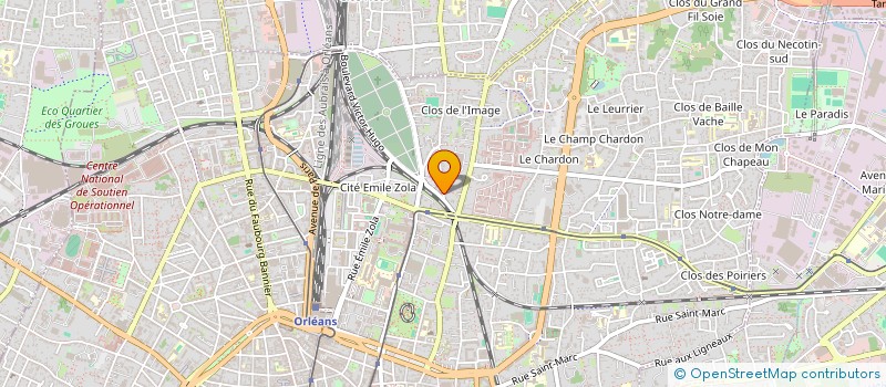 localisation de l'entreprise MADAME ANNE-LAURE CABARET  ORLEANS