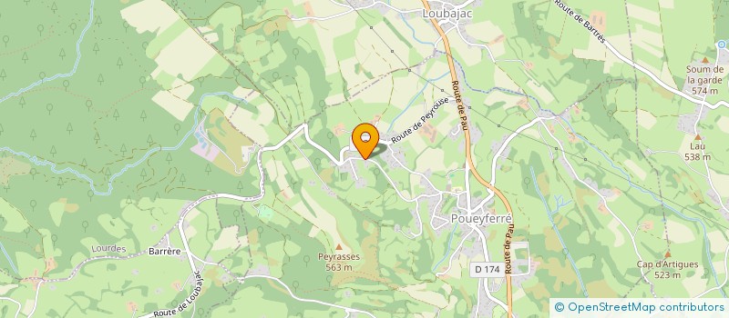 localisation de l'entreprise MADAME ANNE-LAURE CANDELON  POUEYFERRE