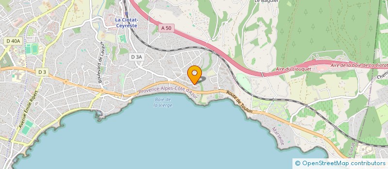 localisation de l'entreprise MADAME ANNE-LAURE CANN à LA CIOTAT