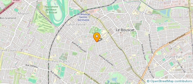 localisation de l'entreprise MADAME ANNE-LAURE CASELLA  LE BOUSCAT