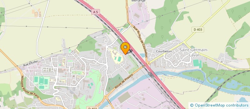 localisation de l'entreprise MADAME ANNE-LAURE CERDAN  LE CHATELET-EN-BRIE