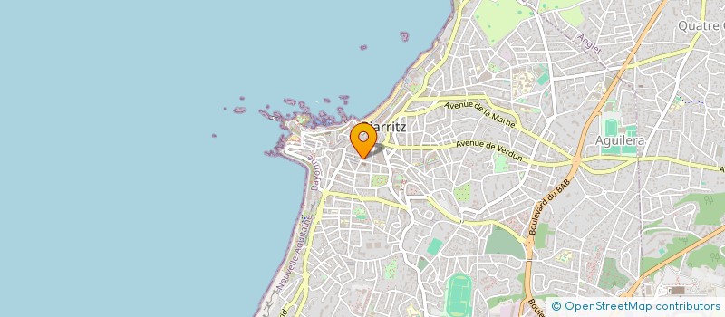localisation de l'entreprise MADAME ANNE-LAURE CHASSERIAUX à BIARRITZ