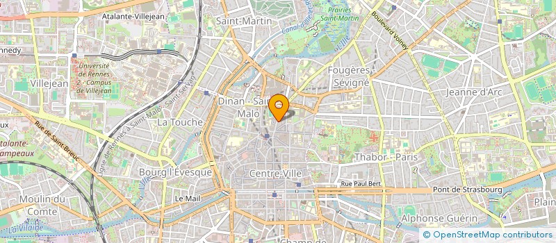 localisation de l'entreprise MADAME ANNE LAURE CHEVALLIER  RENNES