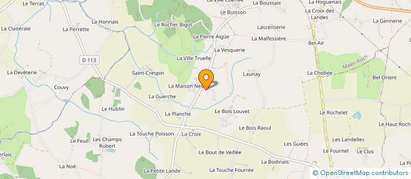 localisation de l'entreprise MADAME ANNE-LAURE CHORIN  SAINT-MARC-LE-BLANC