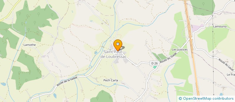 localisation de l'entreprise MADAME ANNE-LAURE CHORRO  SAINT-PAUL-FLAUGNAC