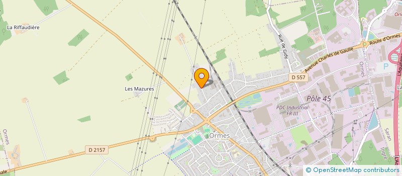 localisation de l'entreprise MADAME ANNE-LAURE CLAIN à ORMES