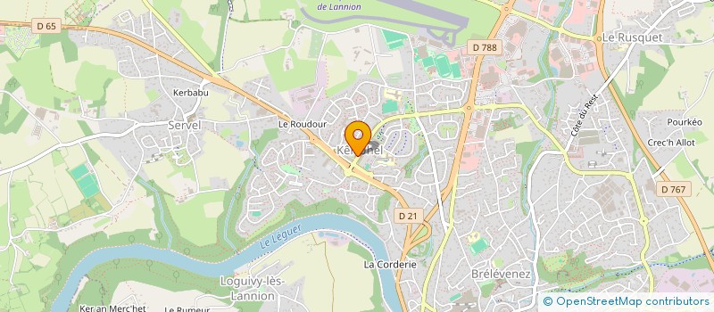 localisation de l'entreprise MADAME ANNE-LAURE CLOAREC à LANNION