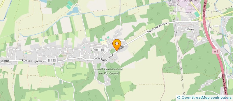 localisation de l'entreprise MADAME ANNE-LAURE COLLARD  PONTPOINT